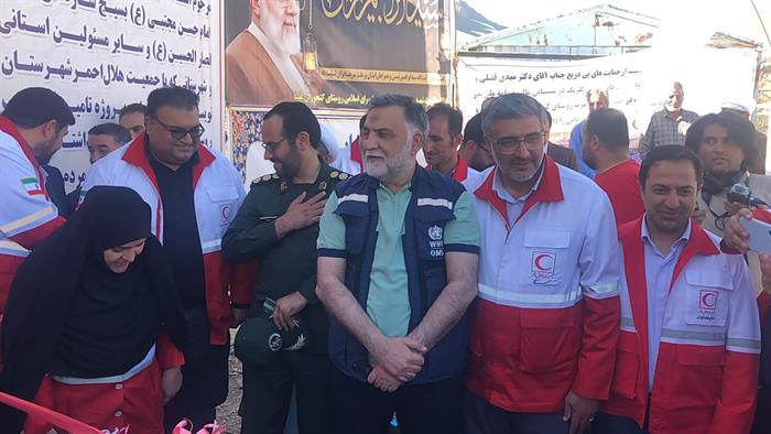 سفر یک روزه رئیس جمعیت هلال احمر به همدان
